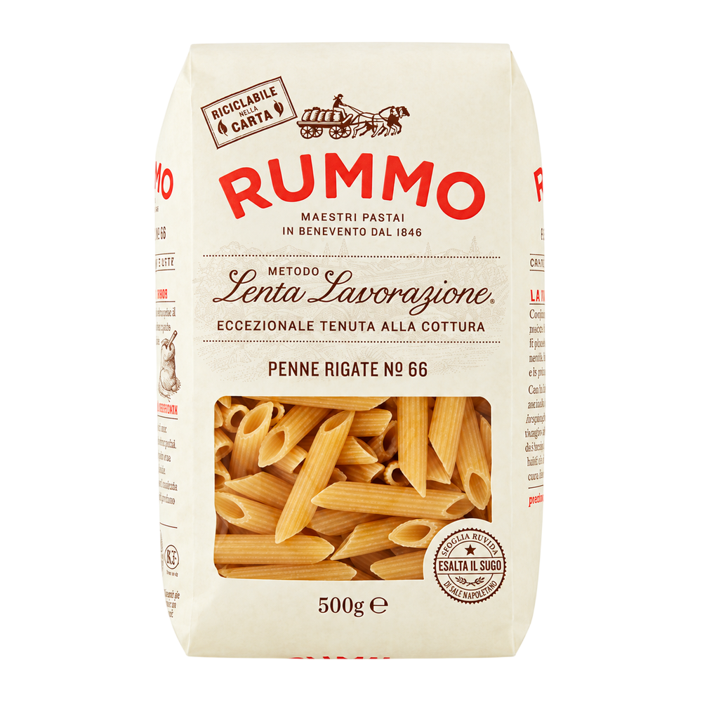 Rummo Pâtes Penne Rigate n° 66 500 g
