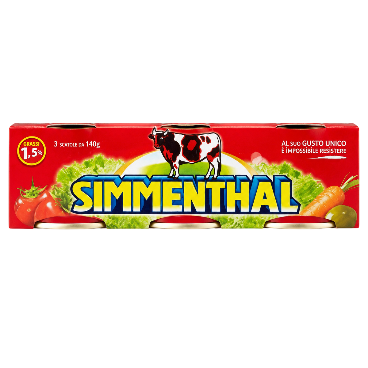 Simmenthal Viande de Bœuf en Gelée Végétale 3 x 140 g