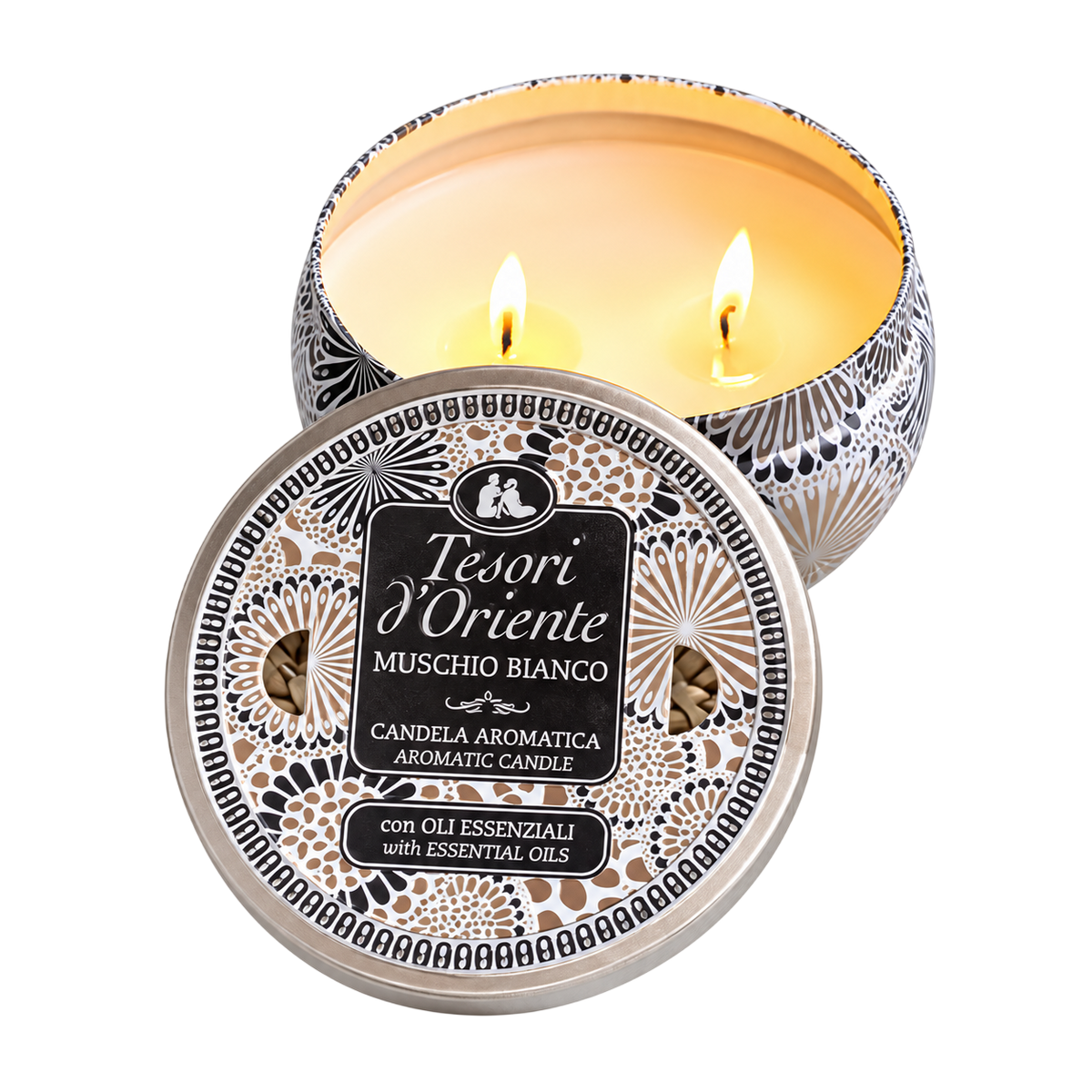 Tesori d'Oriente Bougie Parfumée Muschio Bianco