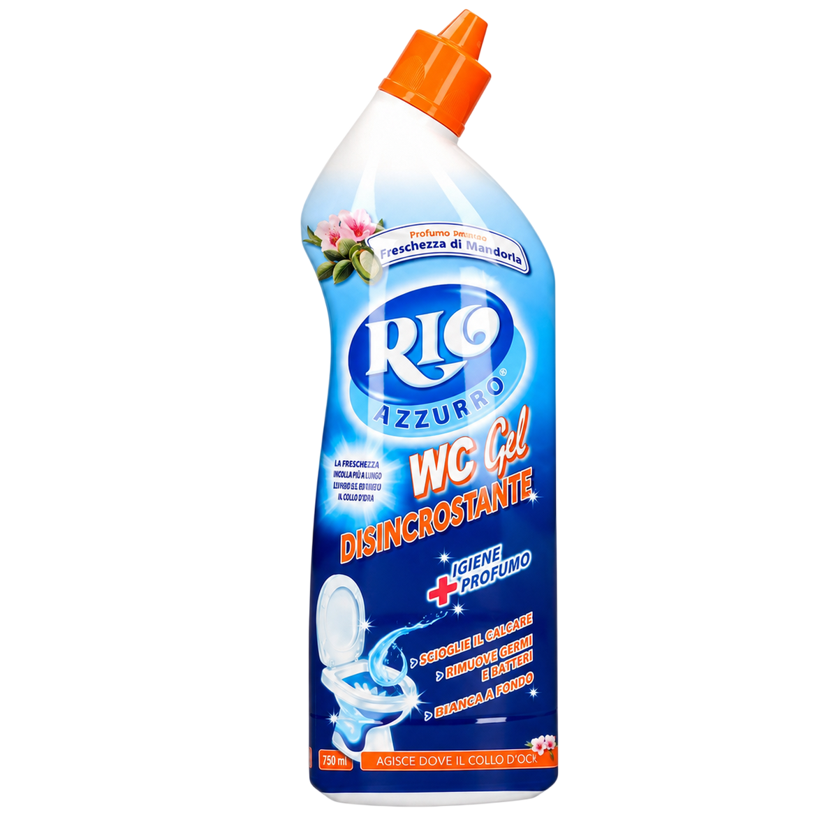 Rio Azzurro Gel WC Détartrant 750 ml