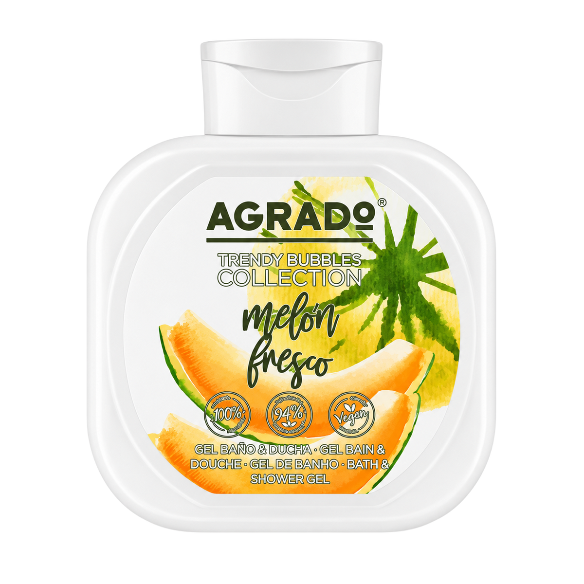 Agrado Gel Douche Melon Frais 750 ml