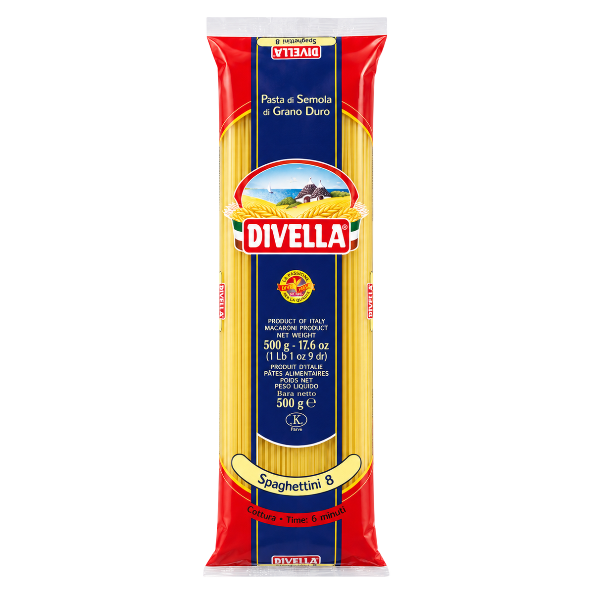 Divella Pâtes Spaghetti n° 8 500 g