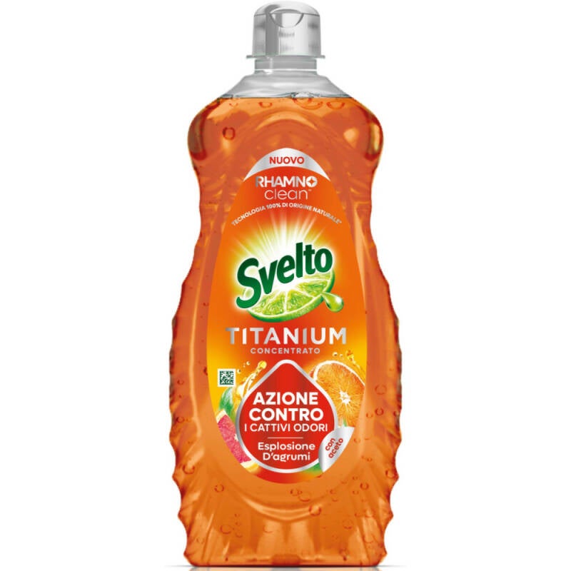 Svelto Titanium Liquide Vaisselle Concentré Agrumes 650 ml