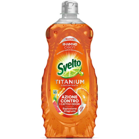 Svelto Titanium Liquide Vaisselle Concentré Agrumes 650 ml