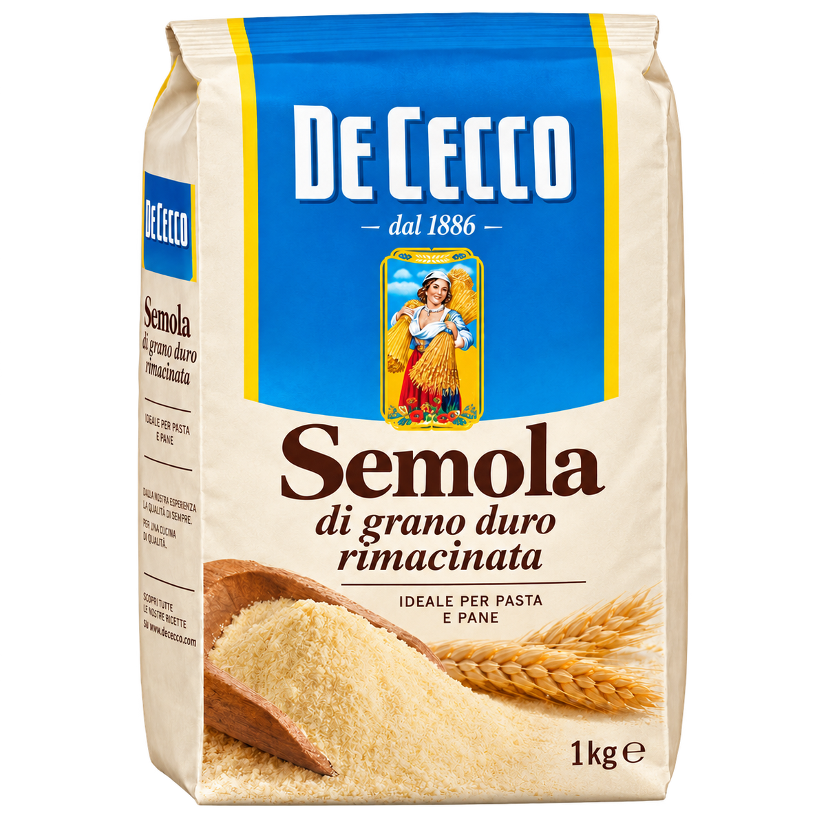 De Cecco Farine de semoule de blé dur remoulue 1 kg