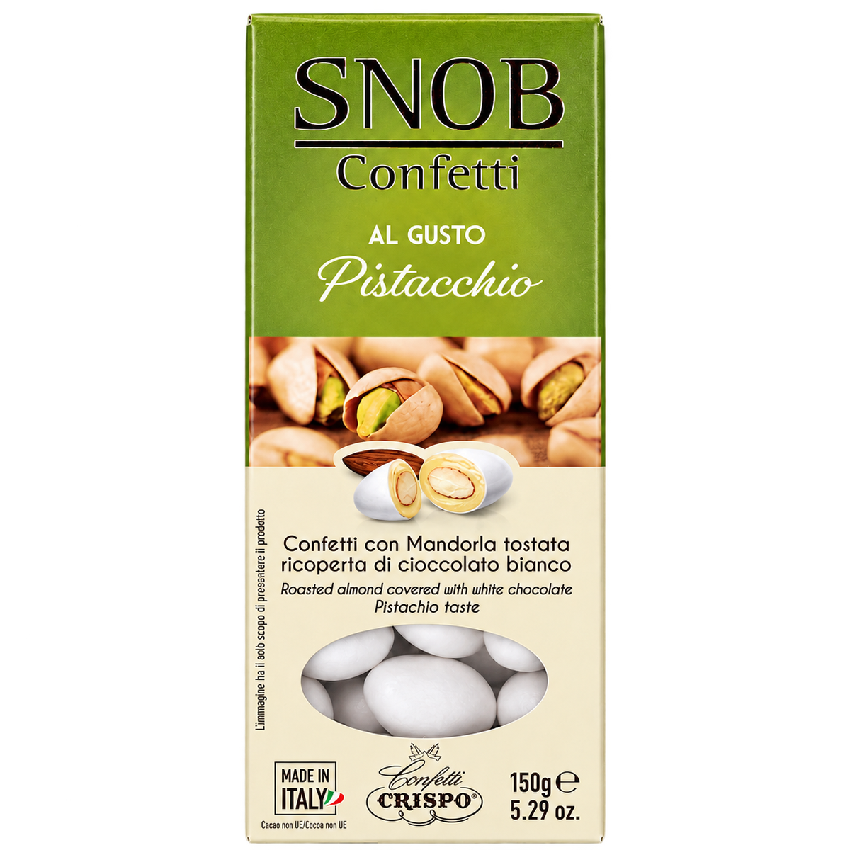 Confetti Crispo Snob à la Pistache 150 g