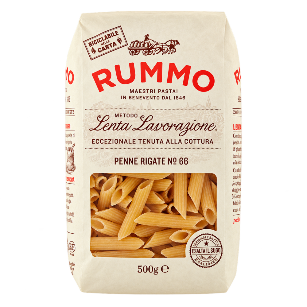 Rummo Pâtes Penne Rigate n° 66 500 g