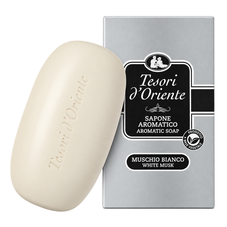 Tesori d'Oriente Savon Solide Muschio Bianco 125 g