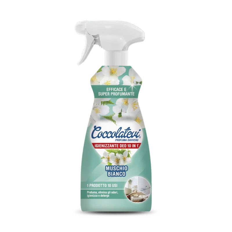 Coccolatevi Désinfectant Déodorant 10 en 1 Muschio Bianco 500 ml