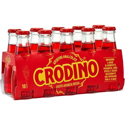 Crodino Apéritif Sans Alcool Orange Sanguine x10