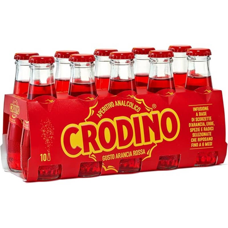 Crodino Apéritif Sans Alcool Orange Sanguine x10