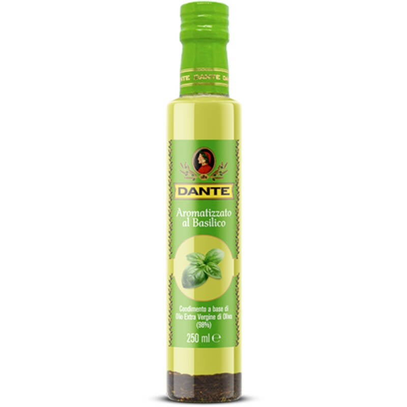 Dante Huile d'Olive Aromatisée au Basilic 250 ml