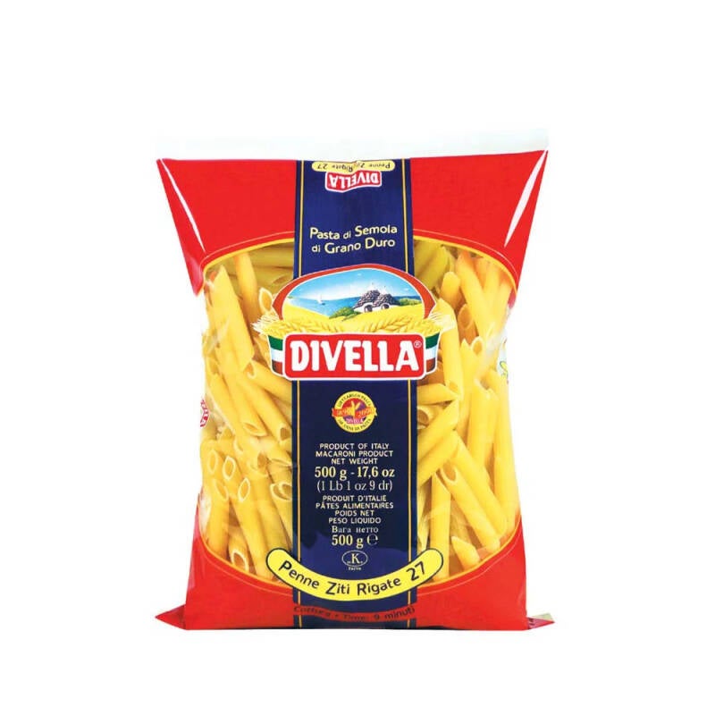 Divella Pâtes Penne Zitti Rigati n° 27 500 g