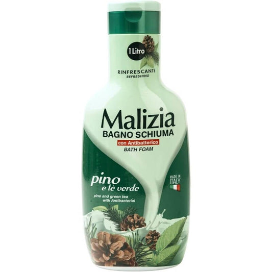 Malizia Bain Moussant Pin & Thé Vert 1 L