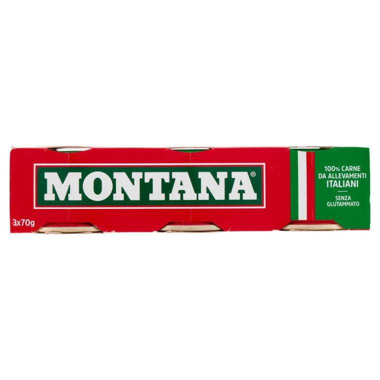 Montana Viande de Bœuf en Conserve 3 x 70 g