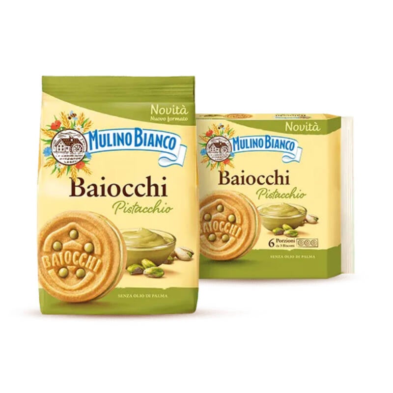 Mulino Bianco Biscuits Baiocchi Pistache 168 g