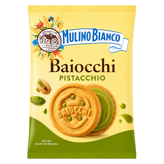 Mulino Bianco Biscuits Baiocchi Pistache 240G