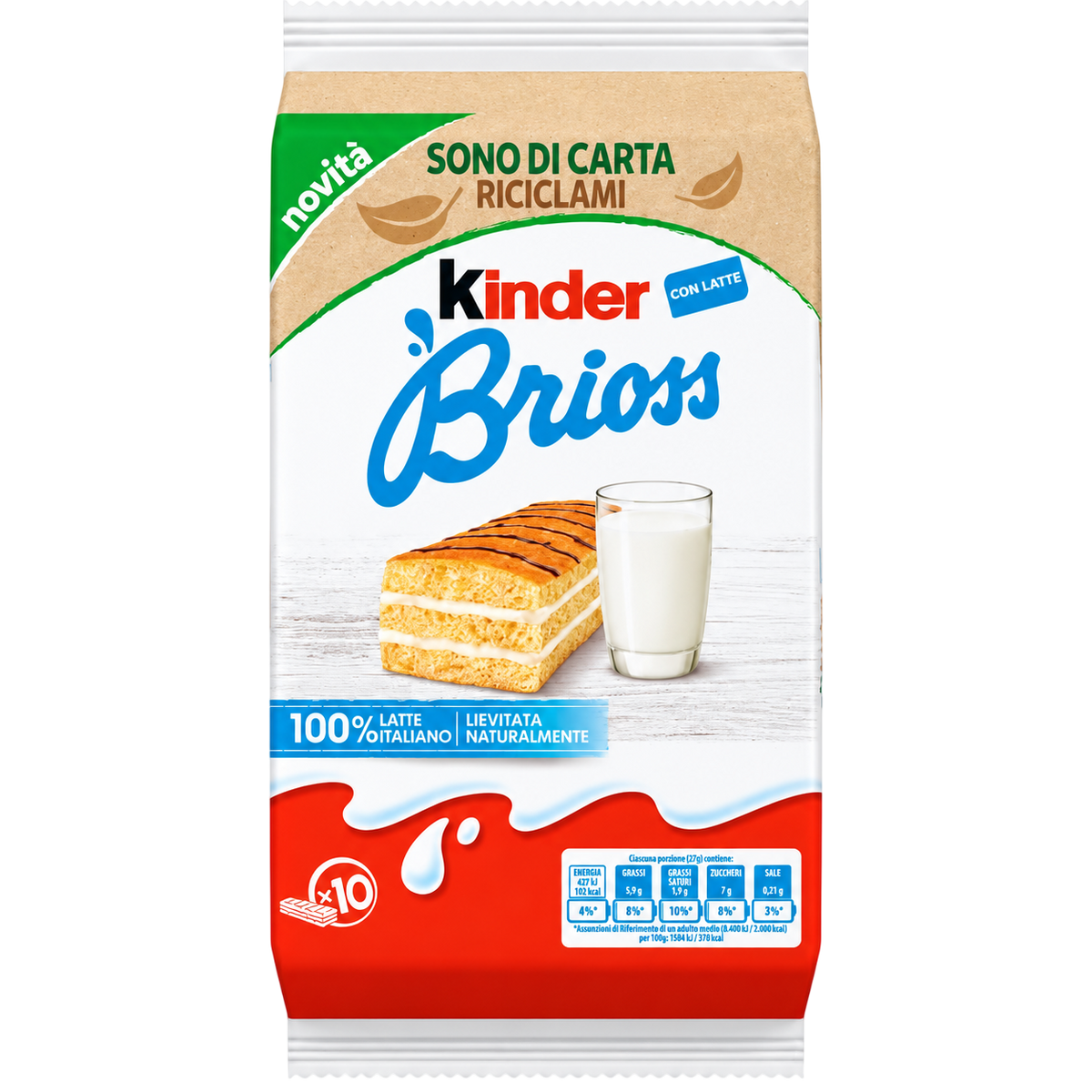 Kinder Brioss Lait 270 g x 10