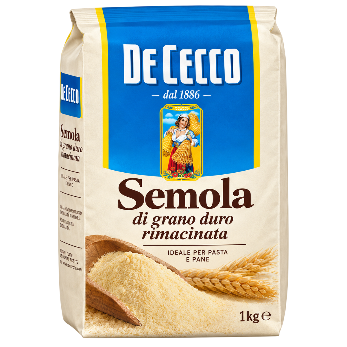 De Cecco Farine de semoule de blé dur remoulue 1 kg