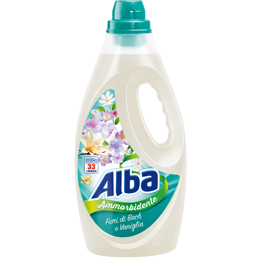 Alba Adoucissant Fleurs de Bach & Vanille 33 Lavages 1,850 L