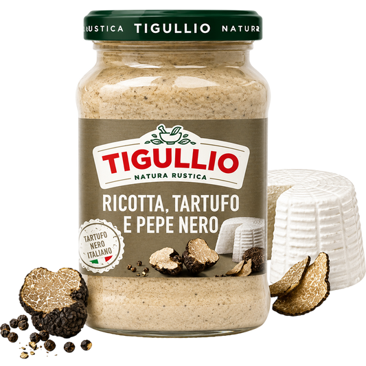 Tigullio Pesto Ricotta, Truffe & Poivre Noir 185 g