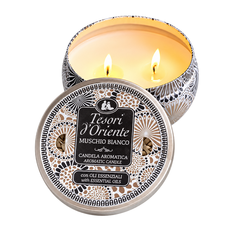 Tesori d'Oriente Bougie Parfumée Muschio Bianco