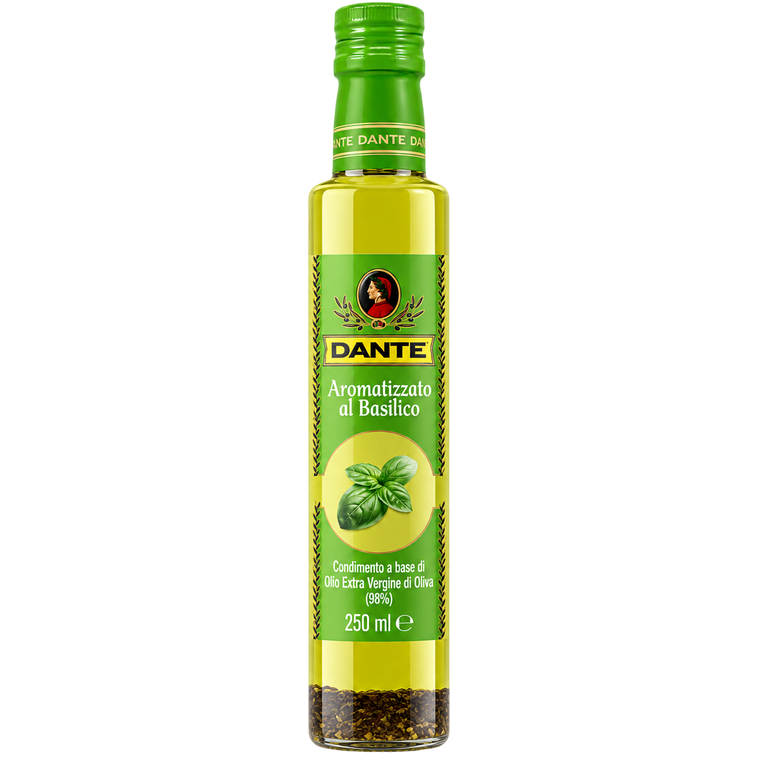 Dante Huile d'Olive Aromatisée au Basilic 250 ml