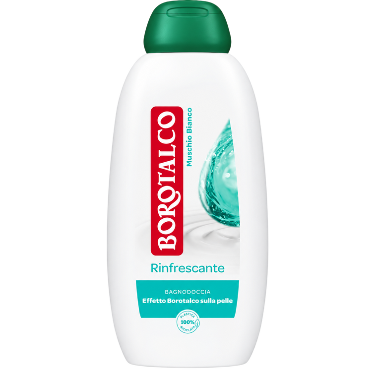 Borotalco Bain Douche Rafraîchissant Muschio Bianco 450 ml