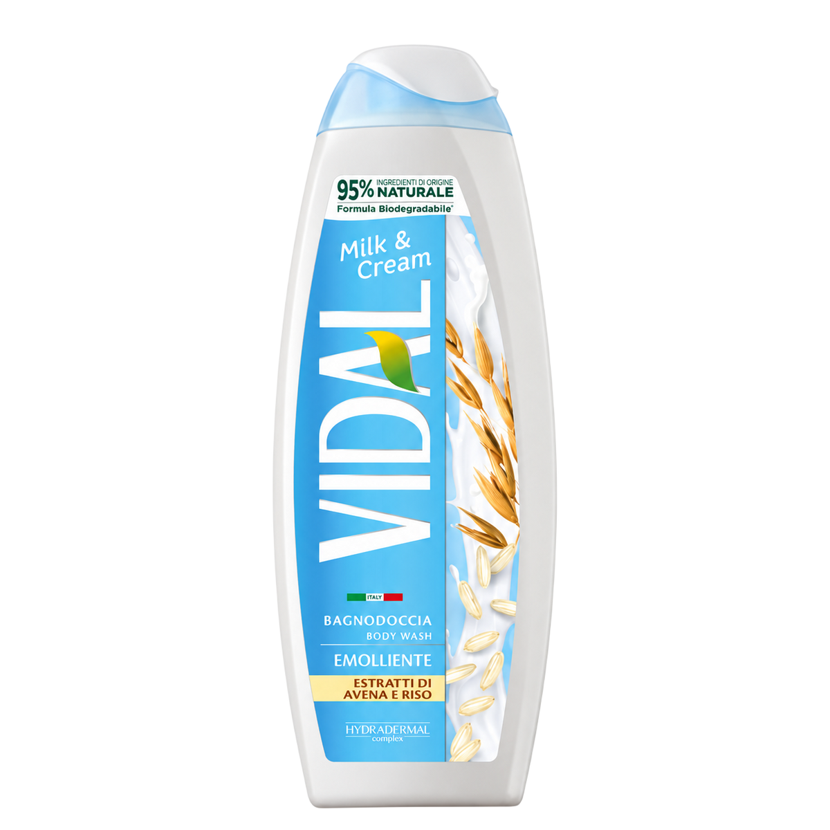 Vidal Gel Douche Crème Lait de Riz & Avoine 500 ml