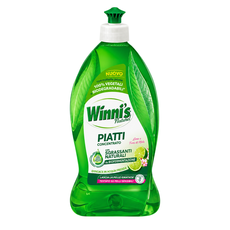 Winni's Liquide Vaisselle Concentré Citron Vert & Fleur de Pommier 480 ml
