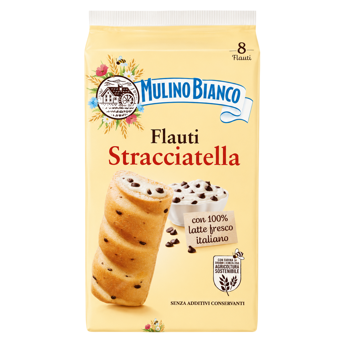 Mulino Bianco Flauti Stracciatella 280 g