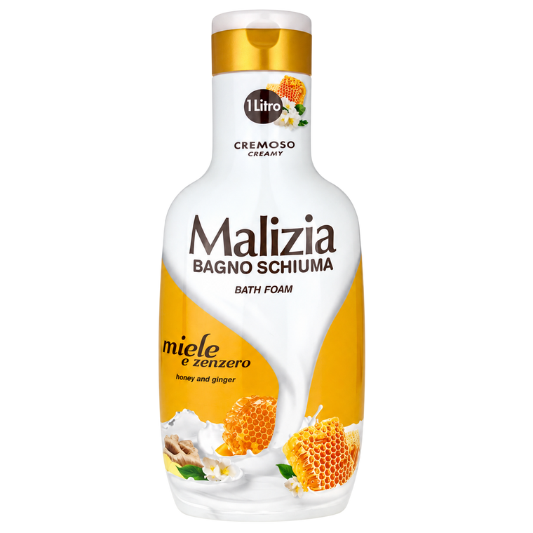 Malizia Bain Moussant Miel 1 L