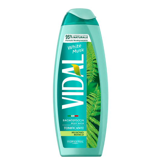 Vidal Gel Douche Muschio Bianco 500 ml