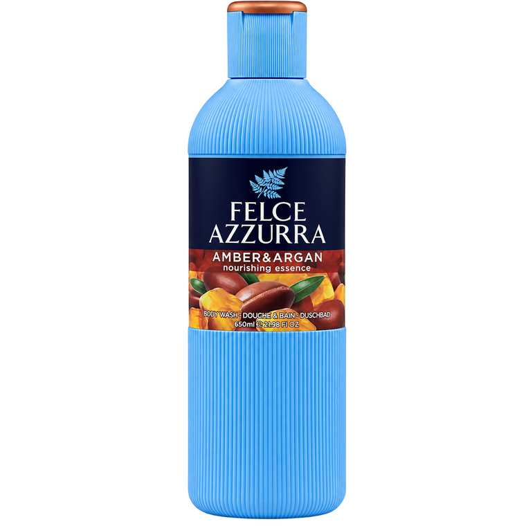 Felce Azzurra Bain-Douche Ambre et Argan 650 ml
