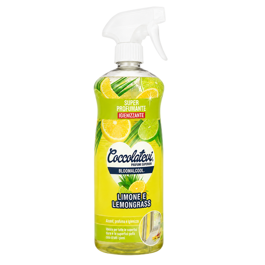 Coccolatevi Bloomalcool Nettoyant Multi-Surfaces Citron & Lemongrass 750 ml