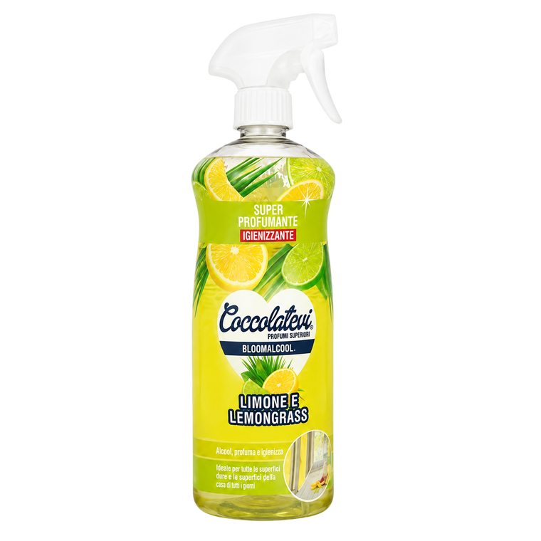 Coccolatevi Bloomalcool Nettoyant Multi-Surfaces Citron & Lemongrass 750 ml
