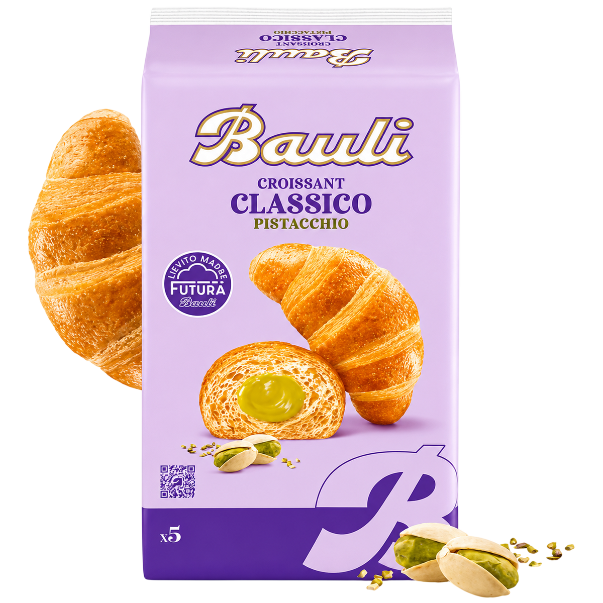 Bauli Croissants Fourrés à la Pistache 240 g
