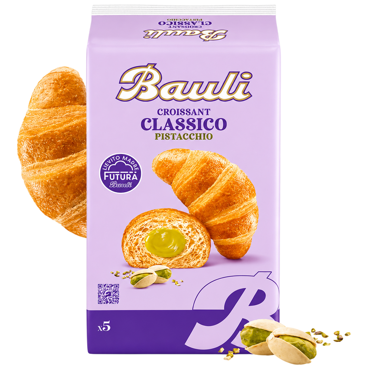 Bauli Croissants Fourrés à la Pistache 240 g