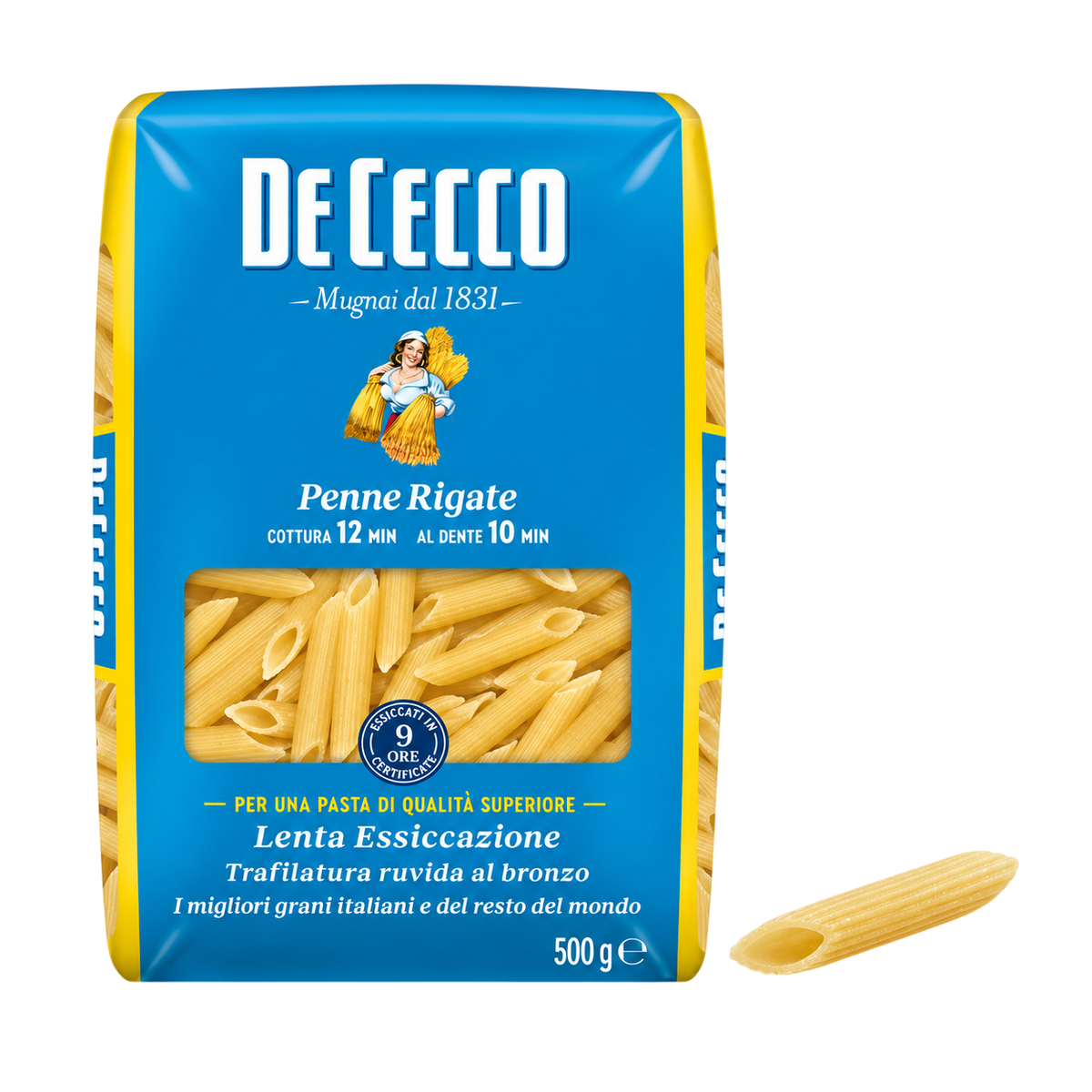 De Cecco Pâtes Penne Rigate n° 41 500 g