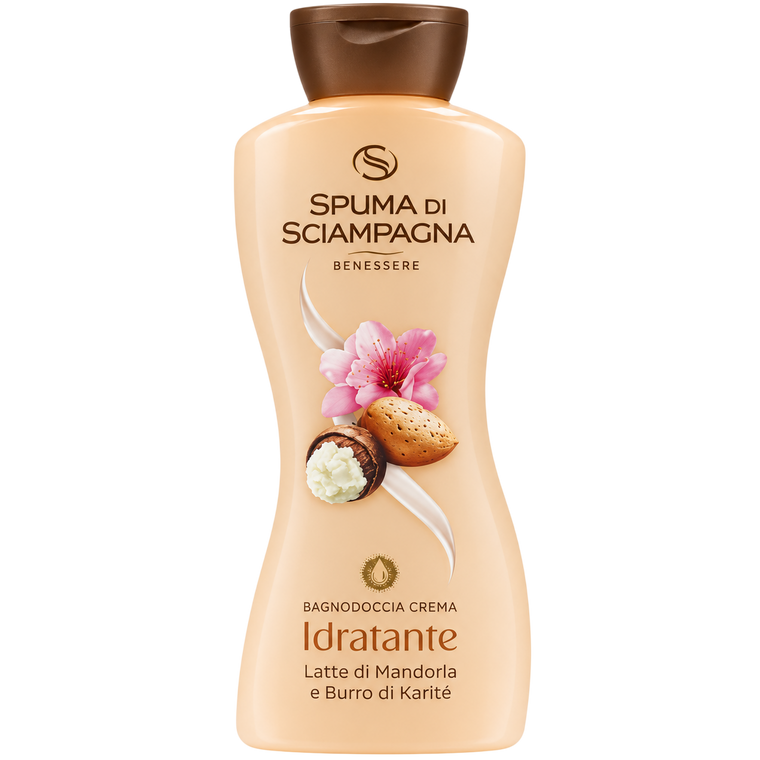 Spuma di Sciampagna Gel Douche Huile d'Amande & Karité 650 ml