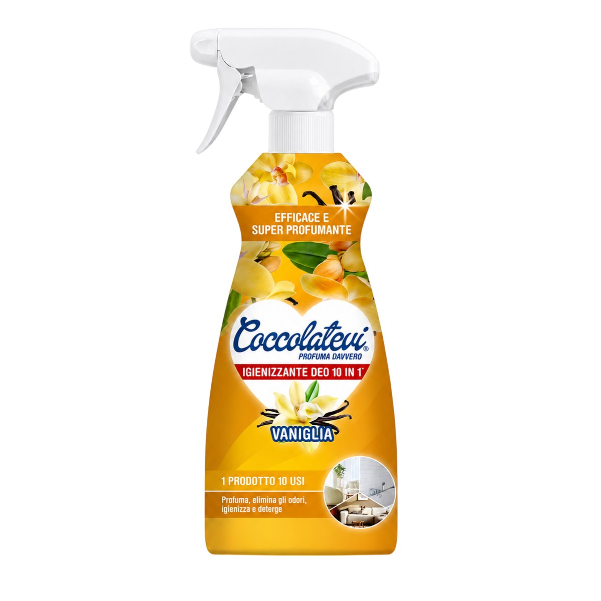 Coccolatevi Désinfectant Déodorant 10 en 1 Vanille 500 ml