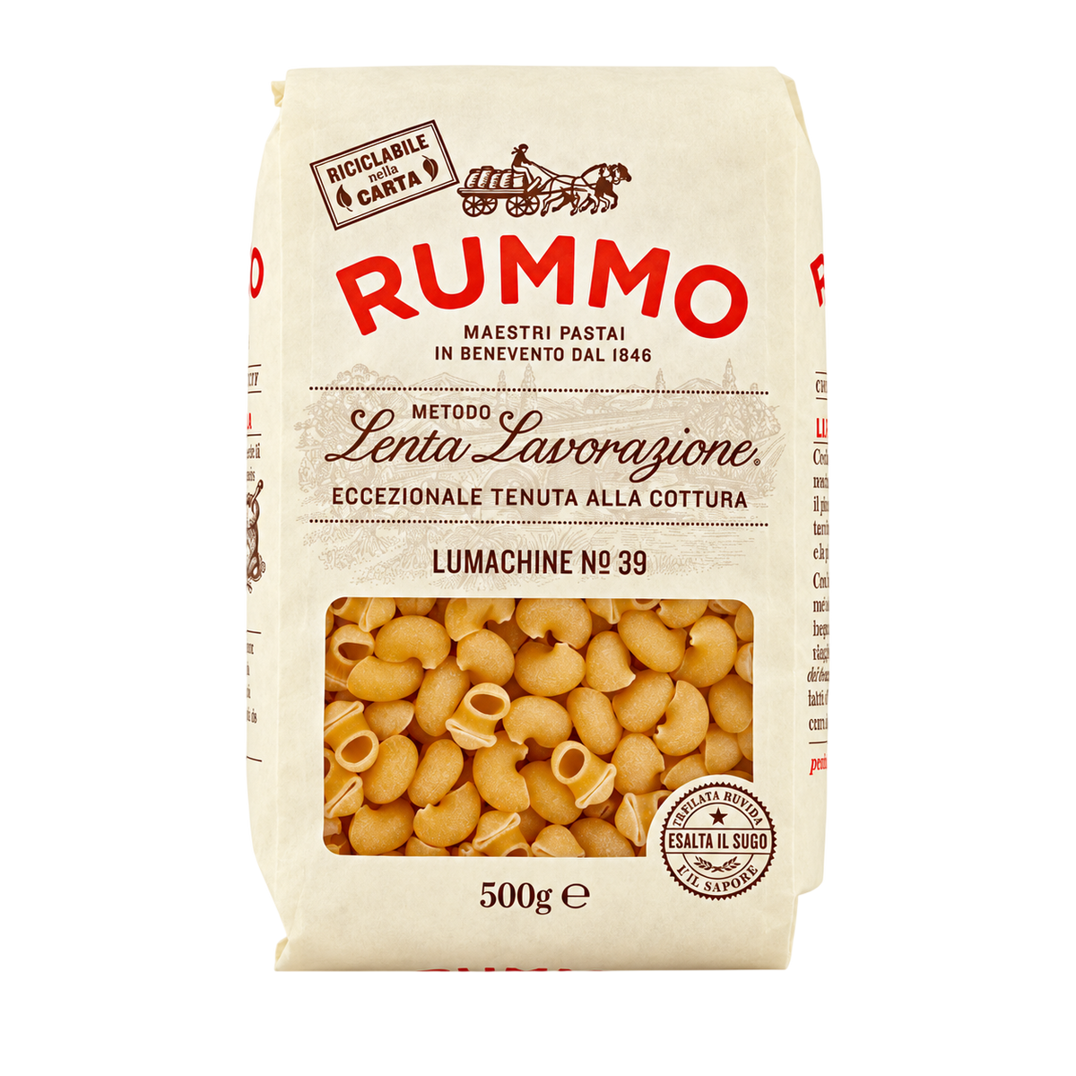 Rummo Pâtes Lumachine n° 39 500 g