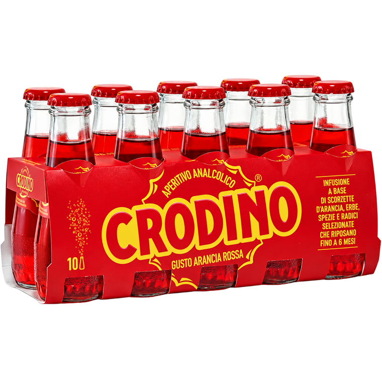 Crodino Apéritif Sans Alcool Orange Sanguine x10