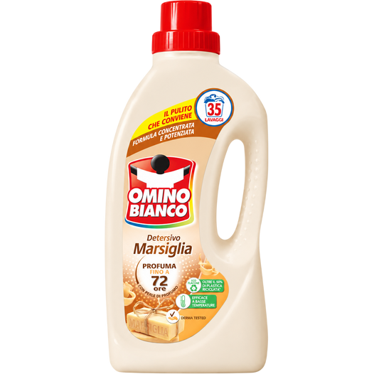 Omino Bianco Lessive Liquide Marseille 35 Lavages 1,4 L