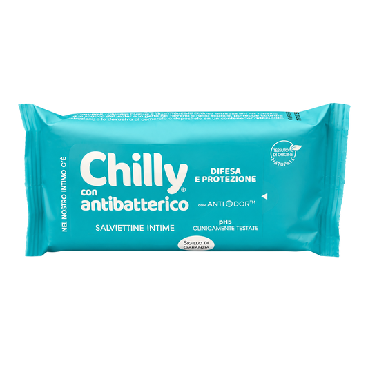 Chilly antibactériennes Lingettes Intimes pH 5 12 lingettes