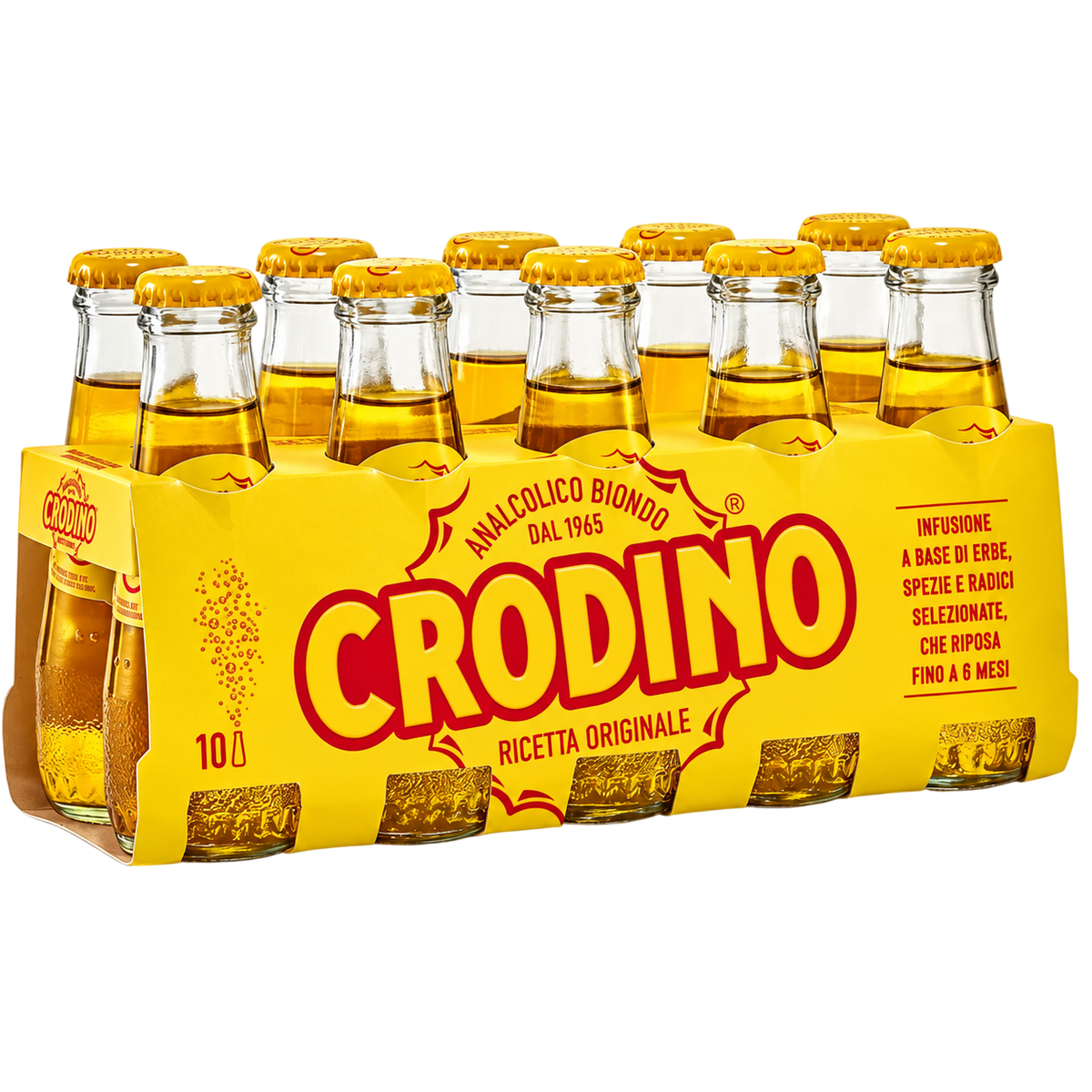 Crodino Apéritif Sans Alcool Classique x10
