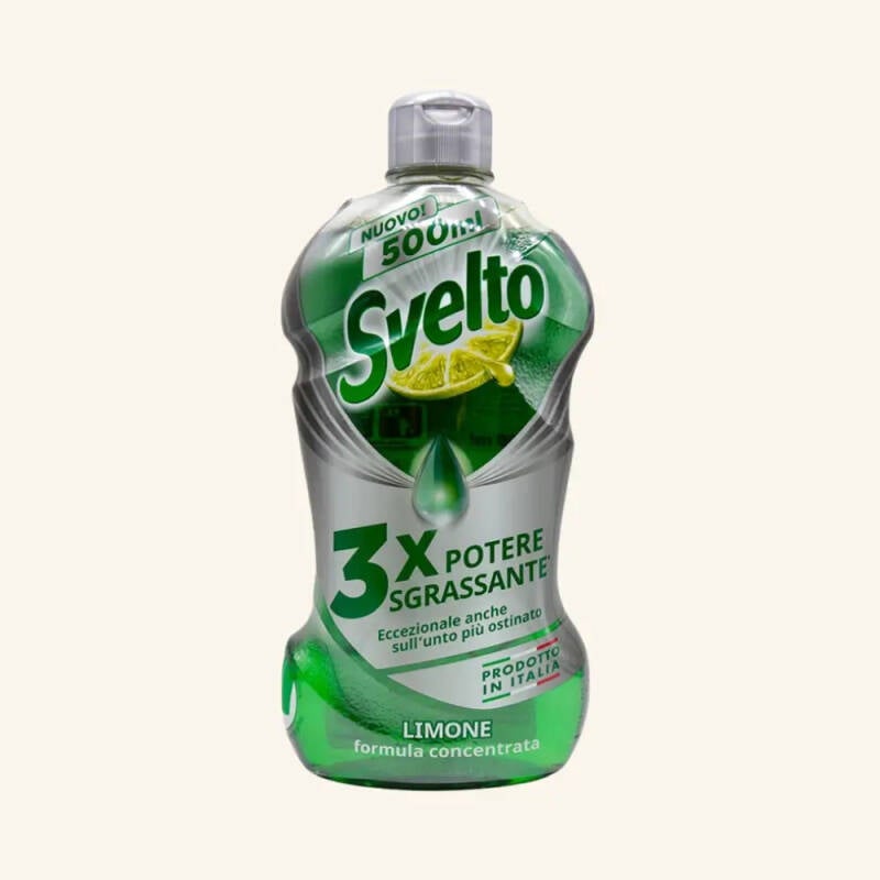 Svelto Liquide Vaisselle Citron 3x Pouvoir Dégraissant 500 ml