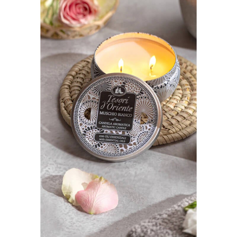 Tesori d'Oriente Bougie Parfumée Muschio Bianco