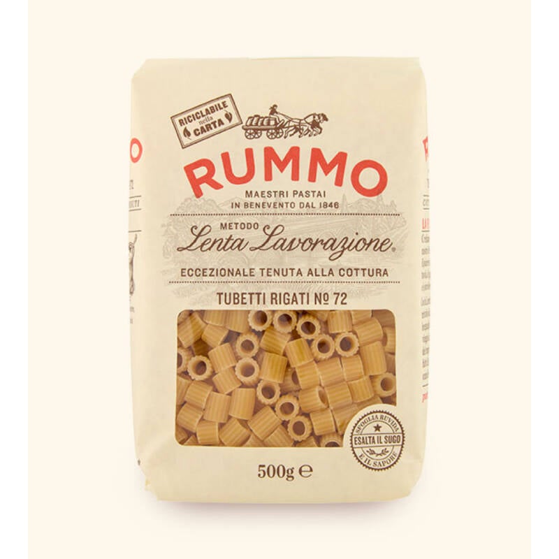 Rummo Pâtes Tubetti Rigati n° 72 500 g