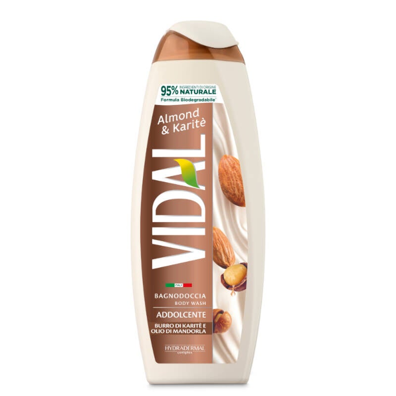 Vidal Gel Douche Beurre de Karité & Huile d'Amande 500 ml